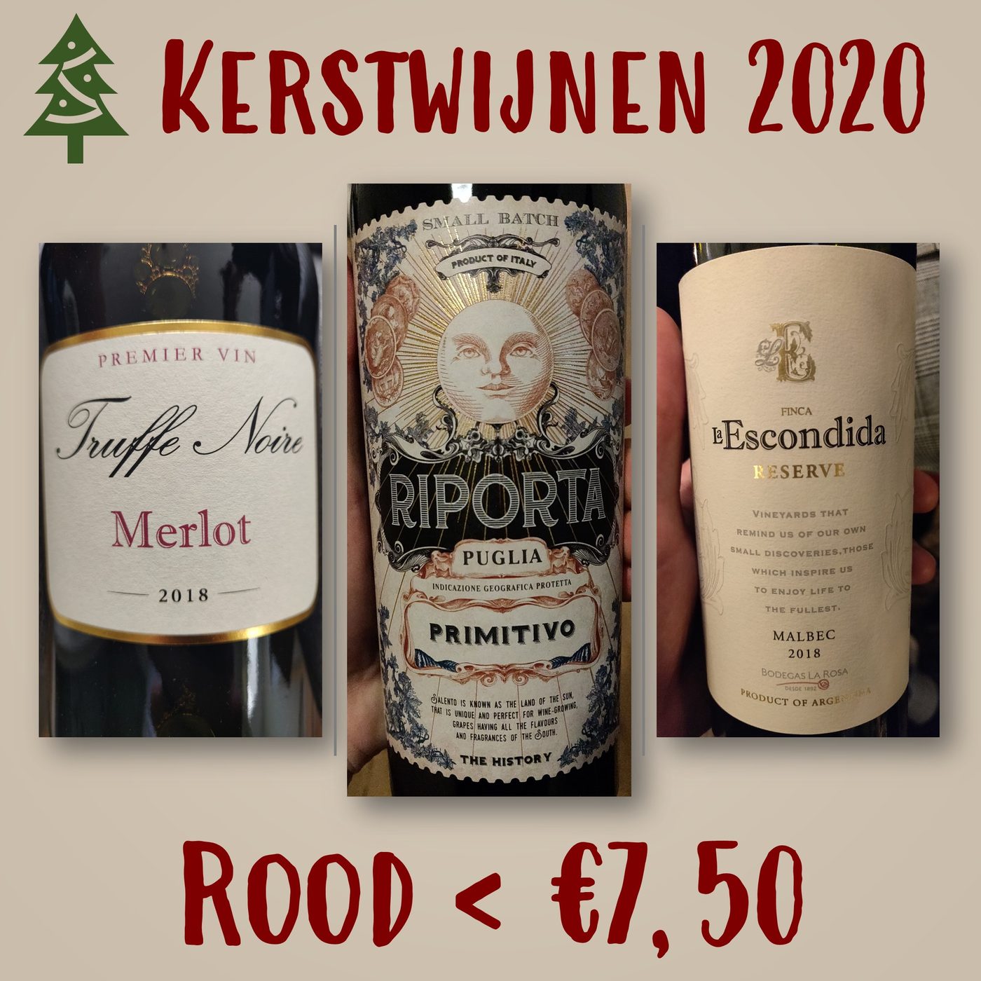 Kerstwijnen - Rood