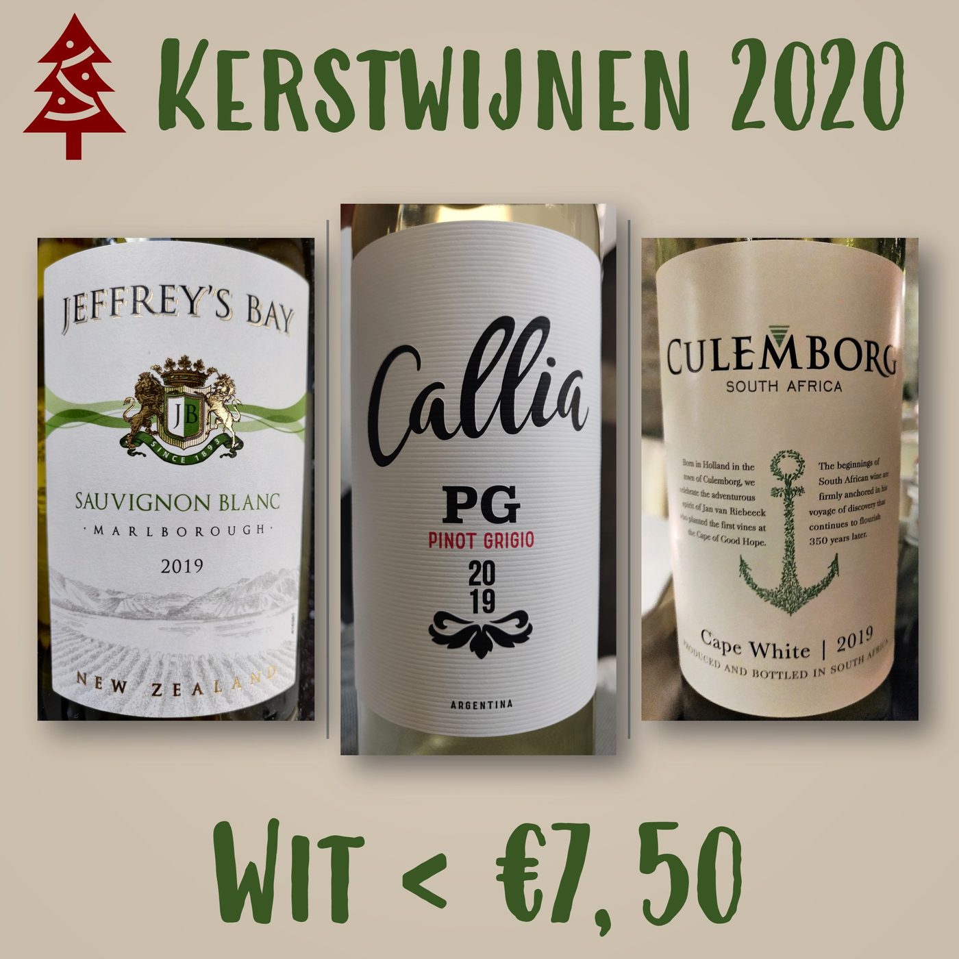 Kerstwijnen - Wit