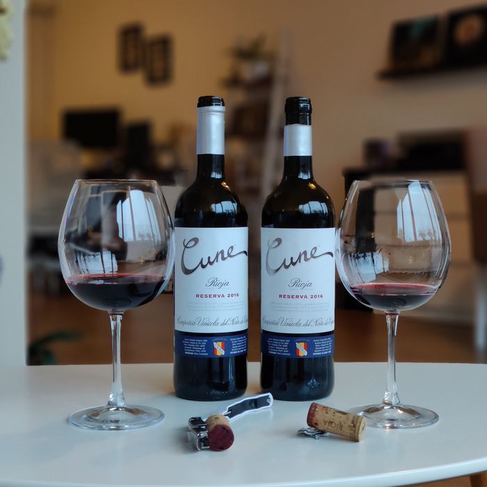 Cune Rioja Reserva 2016 kurk
